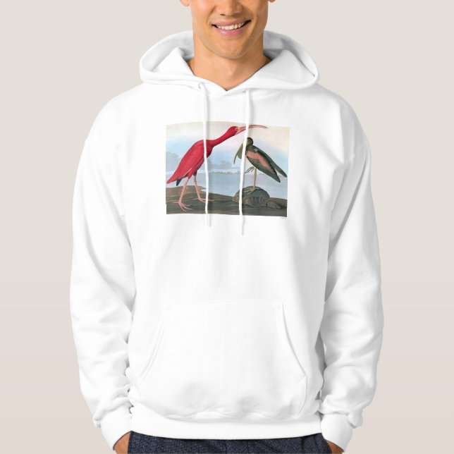 Audubon: Scarlet Ibis Hoodie (Front)