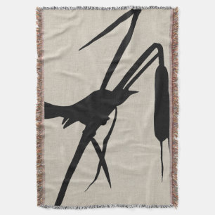 Audubon Silhouette II Throw Blanket