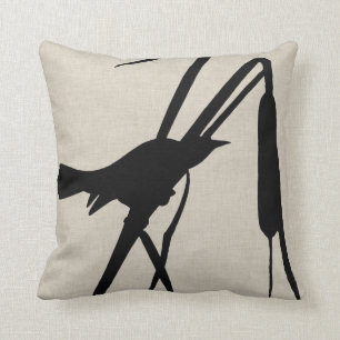 Audubon Silhouette II Throw Pillow