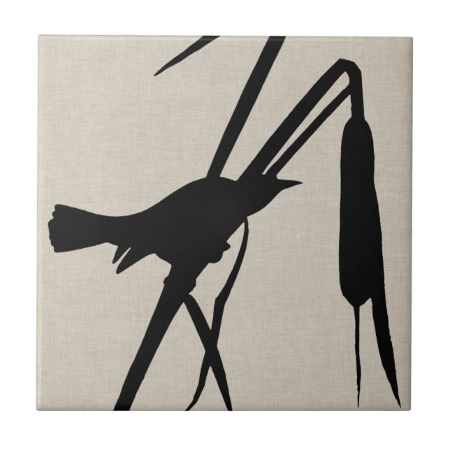 Audubon Silhouette II Tile (Front)