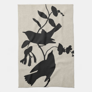 Audubon Silhouette IV Kitchen Towel