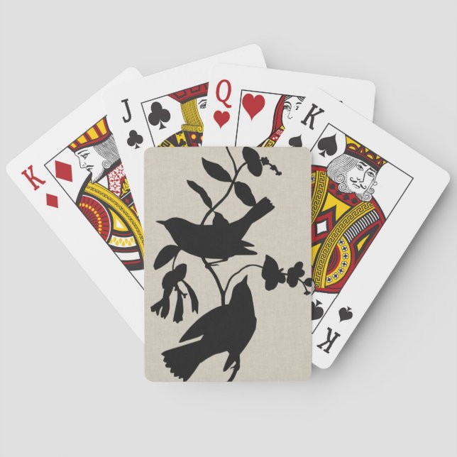 Audubon Silhouette IV Playing Cards (Back)