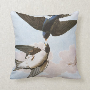 Audubon: Tree Swallow Throw Pillow