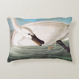 Audubon: Trumpeter Swan Accent Pillow
