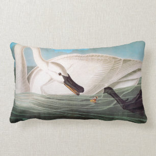 Audubon: Trumpeter Swan Lumbar Pillow