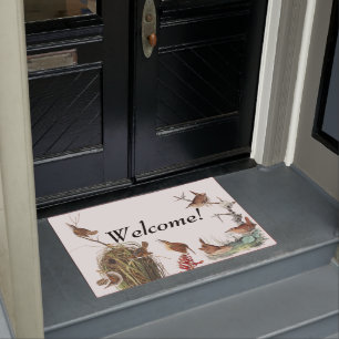 Audubon Wren Birds Wildlife Welcome Doormat