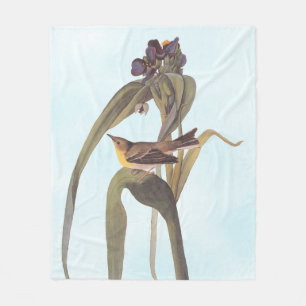 Audubon's Vigour's Vireo Songbird Fleece Blanket