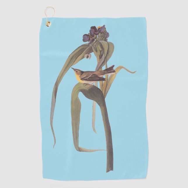 Audubon's Vigour's Vireo Songbird Golf Towel (Front)
