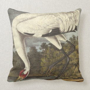 Audubon's Whooping Crane Throw Pillow