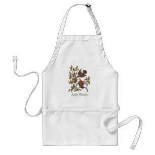 Audubon's Zenaida Dove Bird Pair on Tree Branch Standard Apron