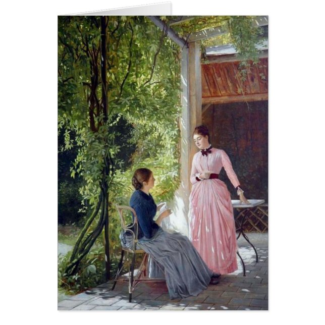 Auf der Terrasse - Art Card (Front)