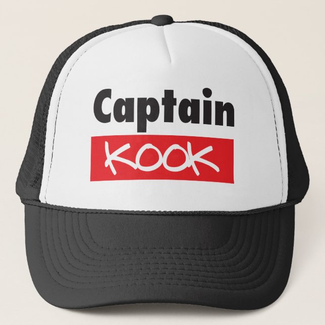 AUGE - casquette de camionneur de capitaine KOOK (Devant)