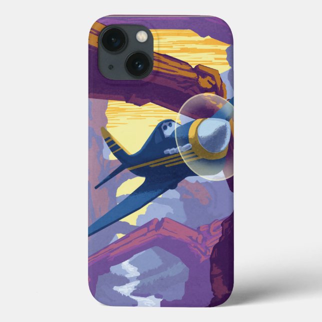Augerin Canyon Illustration Case-Mate iPhone Case (Back)