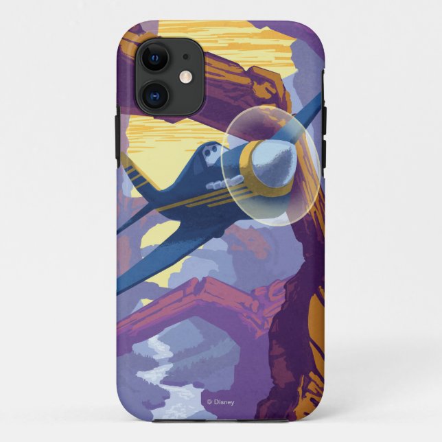 Augerin Canyon Illustration Case-Mate iPhone Case (Back)