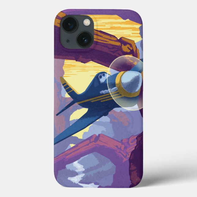 Augerin Canyon Illustration Case-Mate iPhone Case (Back)