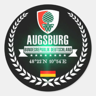 Augsburg Classic Round Sticker