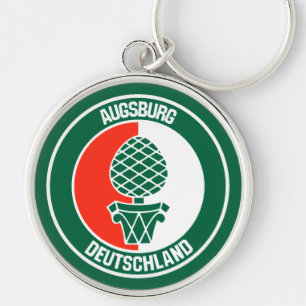 Augsburg Round Emblem Keychain