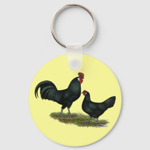 Augsburger Chickens Keychain
