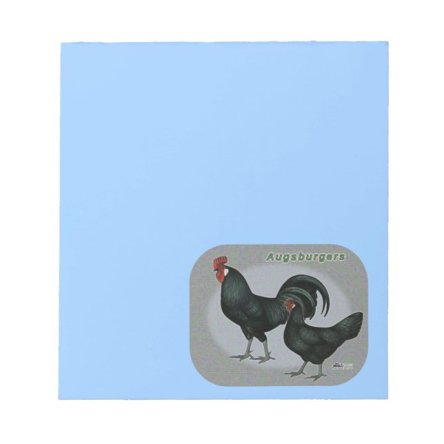 Augsburger Fowl Notepad (Front)