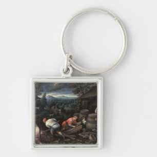 August, 1595-1600 keychain