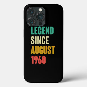August 1960 62nd Birthday 62 Years Old Bday Gift iPhone 13 Pro Case