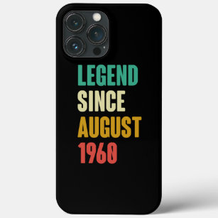 August 1960 62nd Birthday 62 Years Old Bday Gift iPhone 13 Pro Max Case
