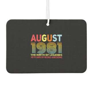 August 1981 Gift Idea Air Freshener