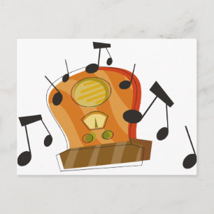 August 20th, National Radio Day Postcard