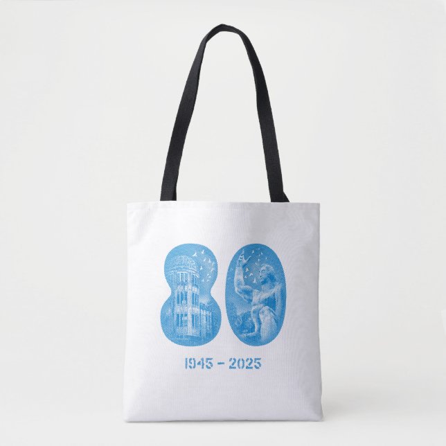 August 5 NYC event 2025 Tote (white/black) (Front)