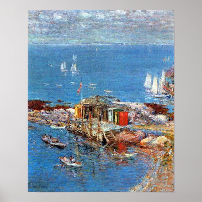 August Afternoon, Appledore by Childe Hassam Poster (Front)