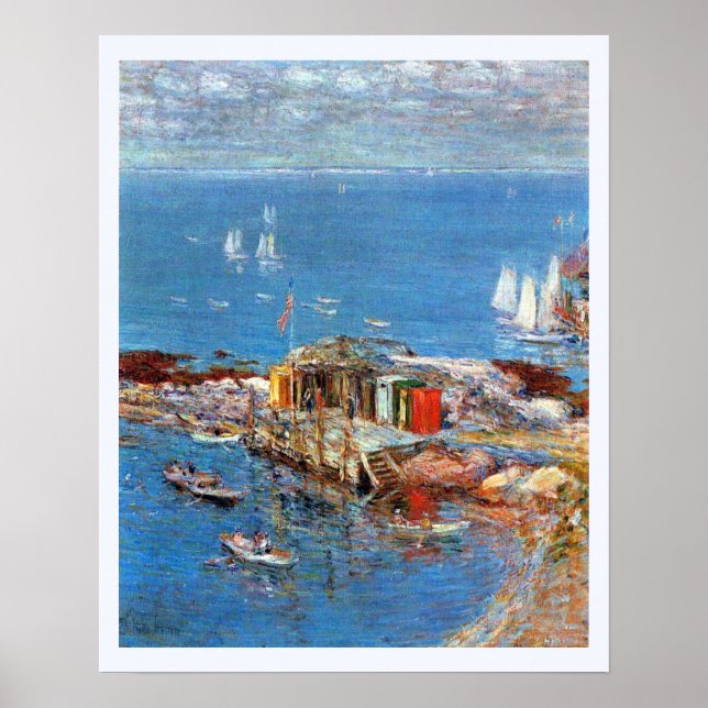 August Afternoon, Appledore by Childe Hassam Poster (Front)