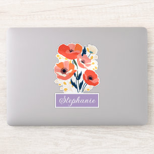 August Birth Flower Custom Name
