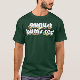 August Burns Red Retro Rainbow Typography Faded St T-Shirt