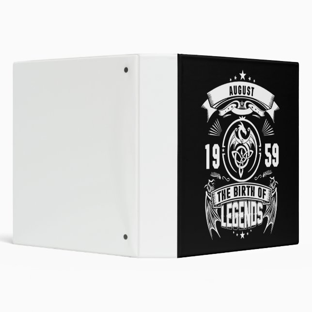 August Gift | 1959 The Birth Of The Legends Binder (Background)