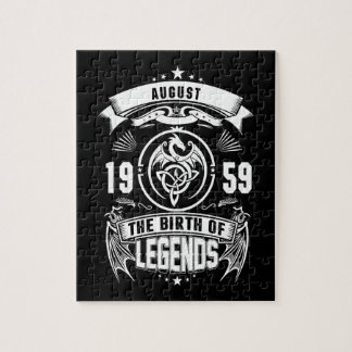 August Gift | 1959 The Birth Of The Legends Jigsaw Puzzle