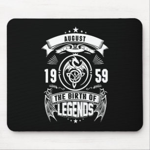 August Gift   1959 The Birth Of The Legends Mouse Pad