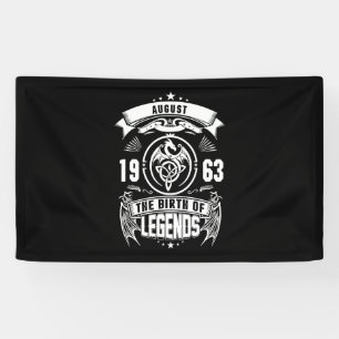 August Gift 1963 The Birth Of The Legends Banner