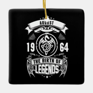 August Gift | 1964 The Birth Of The Legends Ceramic Ornament