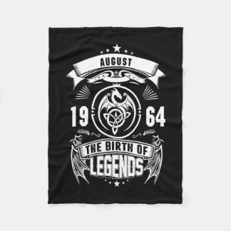 August Gift | 1964 The Birth Of The Legends Fleece Blanket