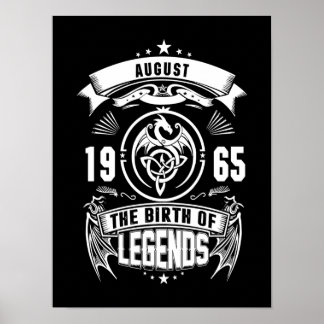 August Gift | 1965 The Birth Of The Legends Poster