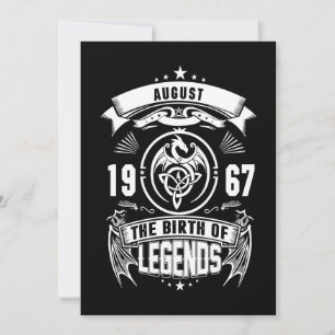 August Gift   1967 The Birth Of The Legends Holiday Card
