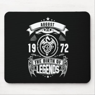 August Gift   1972 The Birth Of The Legends Mouse Pad