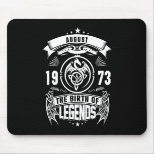 August Gift   1973 The Birth Of The Legends Mouse Pad