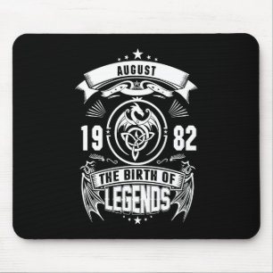 August Gift   1982 The Birth Of The Legends Mouse Pad