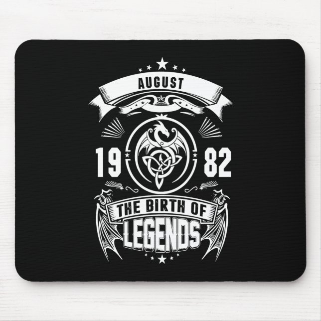 August Gift | 1982 The Birth Of The Legends Mouse Pad (Front)