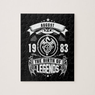 August Gift 1983 The Birth Of The Legends Jigsaw Puzzle