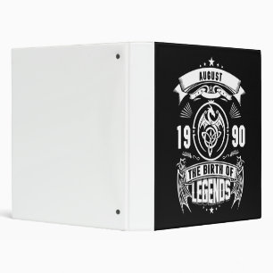 August Gift   1990 The Birth Of The Legends Binder
