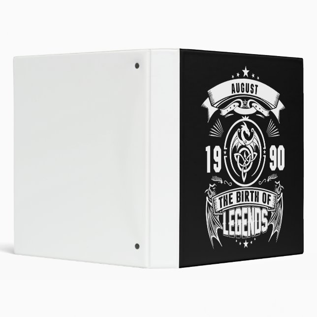 August Gift | 1990 The Birth Of The Legends Binder (Background)