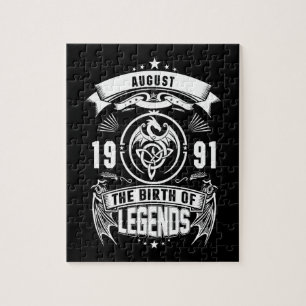 August Gift 1991 The Birth Of The Legends Jigsaw Puzzle