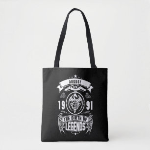 August Gift   1991 The Birth Of The Legends Tote Bag